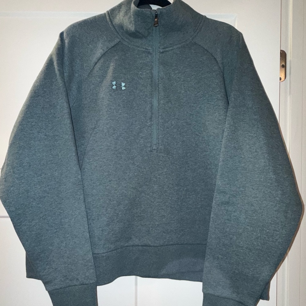 Under Armour Teal Blue Half-Zip Pullover